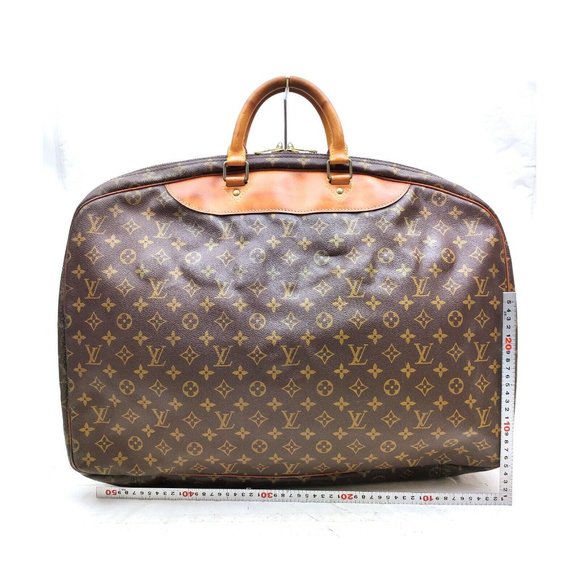 Louis Vuitton Travel Bag Alize 1 Poche Browns - Picture 3 of 10